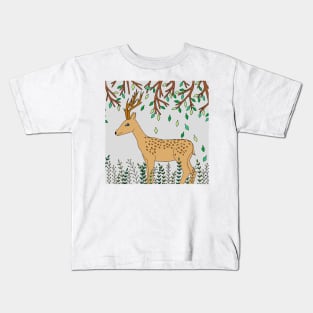 Forest Deer Kids T-Shirt